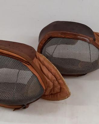 maschere da scherma anno 1929, non restaurate