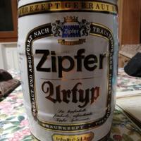 fusto birra Zipfer da 5 litri vuoto 