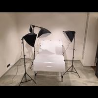 Super Kit fotografico Luci  - 4 Stativi e Lampade 