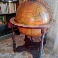 Globo bar vintage in legno 
