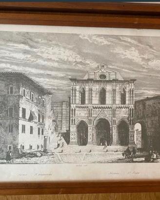 Stampe antiche Siena