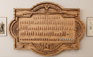 Bacheca espositore pubblicitario Hornady Bullet