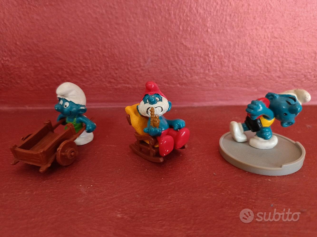 Set 3 Puffi vintage da collezione - Collezionismo In vendita a Cremona