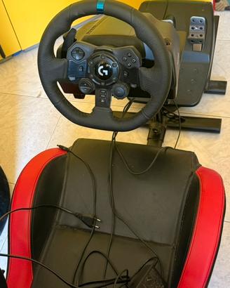 Postazione gaming corsa completa