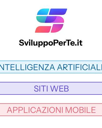 Siti Web, Software e Intelligenza Artificiale