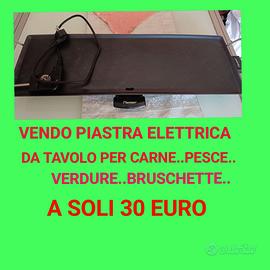 PIASTRA ELETTRICA DA TAVOLO PER CARNE,VERDURE ECC