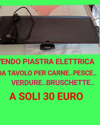PIASTRA ELETTRICA DA TAVOLO PER CARNE,VERDURE ECC