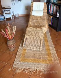Chaise long e tappeto etnico