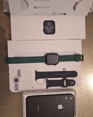 IPHONE XR 128GB BLACK + APPLE WATCH SE