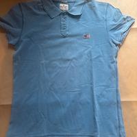 Polo Wrangler azzurra XL