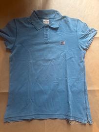 Polo Wrangler azzurra XL
