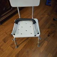 sedia da doccia per anziani o disabili