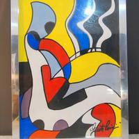 dipinto pop art  Aldo Gentilini anni 70 