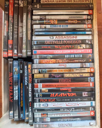 Lotto film DVD horror, rari e meno rari 