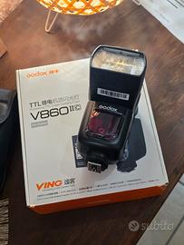 Flash Godox V860II-C per Canon