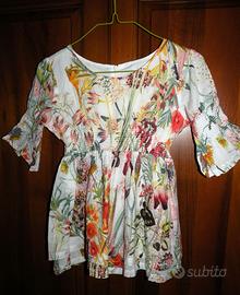 T-Shirt maglietta camicetta 100% cotone 10 anni