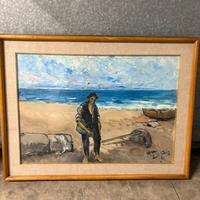 Quadro a olio di nando da pistoia