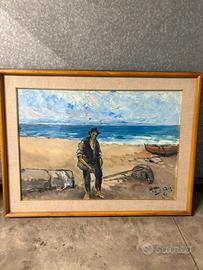 Quadro a olio di nando da pistoia