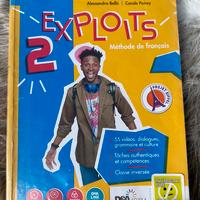 Libro di grammatica francese "Exploits 2"