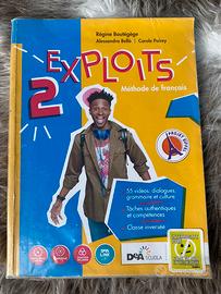 Libro di grammatica francese "Exploits 2"