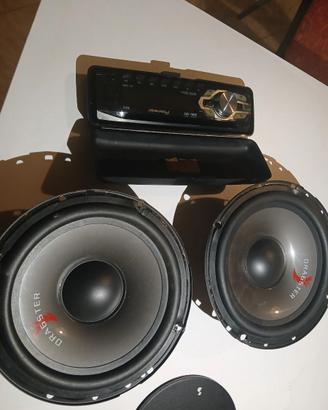 Stereo Pioneer e casse anteriori