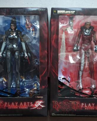 Bayonetta e Jeanne play arts kai