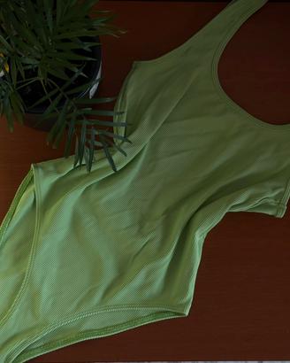Body Pull&Bear Verde Lime Mela a Costine S