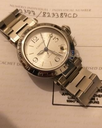 Cartier pasha c GMT orologio originale vintage 