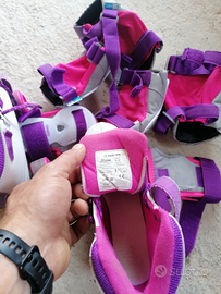 Kit pattini+ protezioni+ casco oxelo