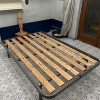 2 reti a doghe 1 piazza e mezza con materassi