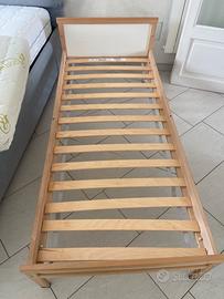 Struttura letto Ikea sniglar 70x160 con materasso