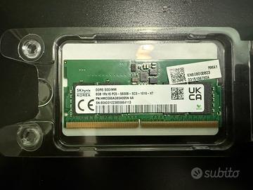 Ram DDR5 8GB SK Hynix 5600 MHz SODIMM
