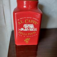 porta caffè Vergano in ceramica e legno