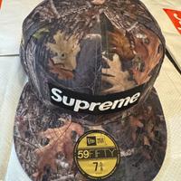 Cappellino Supreme Box Logo New Era Mimetico 7 5/8