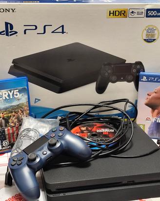 PlayStation 4 Slim 500gb + 3 giochi