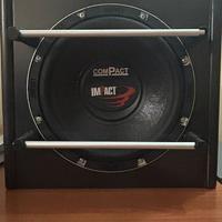 subwoofer compact impact completo di amplificatore