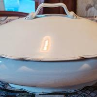 Zuppiera ovale Richard Ginori decorata filo d’oro