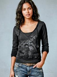 Felpa Diesel Vintage Nera - Taglia M Grunge/Gipsy