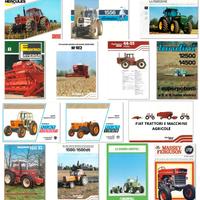 Brochure Depliant Trattore Mietitrebbia