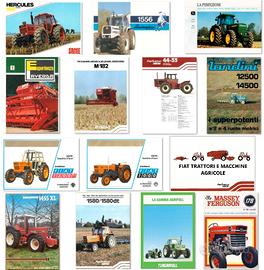 Brochure Depliant Trattore Mietitrebbia