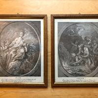 4 riproduzioni dell'opera "Le Stagioni Crozat"