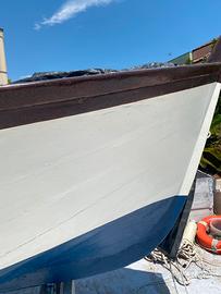 Gozzo Greco in legno 550 con Motore Jhonson 15cv