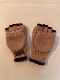 Guanti senza dita con manopola attaccata