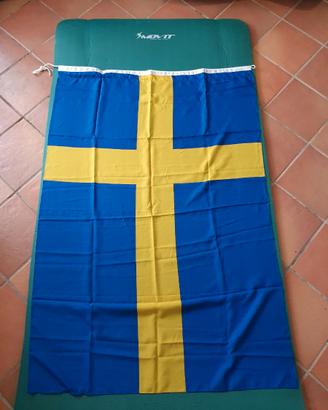 Bandiera svezia, buon tessuto 132x92 cm