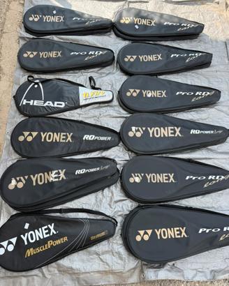 Racchette da tennis YONEX e HEAD