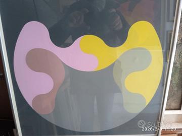 QUADRO OPERA GRAFICA ARTISTA KARL GERSTNER 50X50