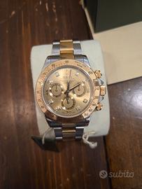Rolex Daytona Acciaio e  Oro brillanti 