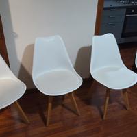 4 sedie stile nordico