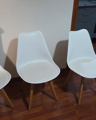 4 sedie stile nordico