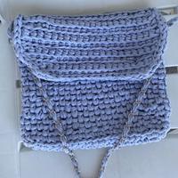 Pochette lilla nuova fatta a mano
